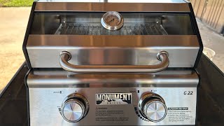 Reviewing the Monument G22 Portable 2 burner Grill! #monumentgrills