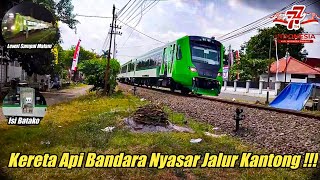 UJI COBA KEDUA TRAINSET TERBARU KA KRDE BANDARA BIAS BUATAN PT INKA MADIUN