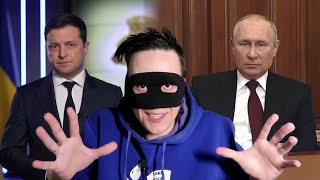 Признание ЛНР и ДНР! Смайл слушает обращения Путина и Зеленского