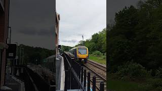 Northern class 195 passing Midland Mainline