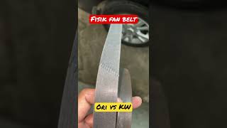 Fisik Fan Belt Ori VS KW #shorts #nissan  #grandlivina #livina #bengkel #bengkelmobil