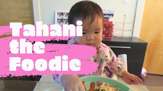 1 Year Old Toddler Eating A Chili Cheese Dog Deconstructed | Baby Mukbang