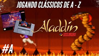 Aladdin SUPER NINTENDO - Jogando até ZERAR em 2023!