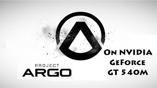 Argo on NVIDIA GeForce GT 540M