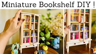 DIY Mini Wooden Display Cabinet | Crafting in Miniature| #bookshelf #sonamavinash #bangalore