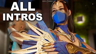 Mortal Kombat 1 Kitana All Intros Dialogue Character Banter MK1