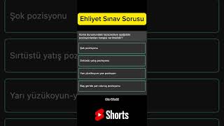 Ehliyet Sınavı Sorusu | #shorts