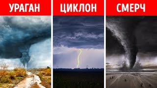 Ураган, смерч, циклон – в чем разница?