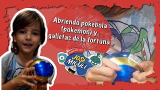 Abriendo POKEBOLA - pokemon y galletas de la FORTUNA