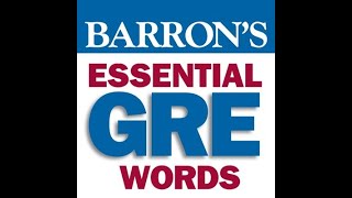 Barron’s Words GRE List  Anathema to Barb