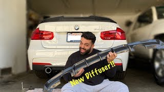 F30 REAR DIFFUSER! IS IT WORTH BUYING?? (Install & Review)