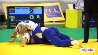 PINOT Margaux (FRA) - DIEDRICH Szaundra (GER) / European Cup Juniors Lyon 2013 / -70kg