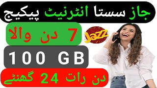 Jazz Sasta Internet Package Weekly... Jazz Internet Package... Jazz Call and Internet Package Code