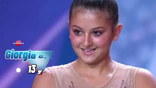 One-legged gymnast ,Giorgia Greco's Inspiring Golden Buzzer Moment on Italia's Got Talent