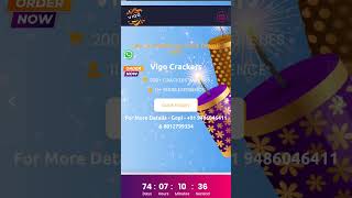 Vigo crackers review Sivakasi crackers price list 2024