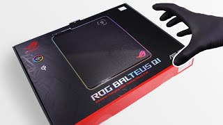 ASUS ROG BALTEUS QI Gaming Mouse Pad - UNBOXING ASMR [ NO TALKING ]