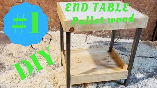 DIY-PALLET TABLE #1