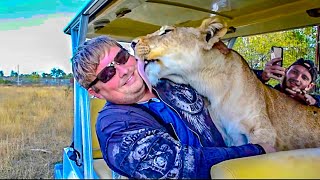 THIS MAN WAS KISSED BY A LIONESS