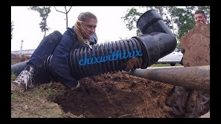 ChixWork: Laying Pipe on Side Job Saturday