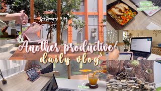 Another Productive Day in My Life : Cafe Vlog & Study with Me | Review MySkill