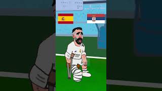 Spain vs Serbia  #football #shorts #shortvideo