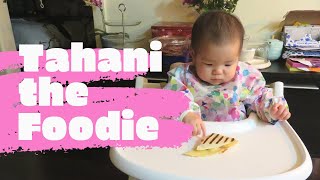 BLW 11 Month Old Baby Eating Quesadilla! | Baby Mukbang