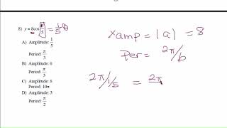 Ms W, How to find Trig Function Period and Amplitude