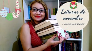 Leituras de novembro + Novos na estante