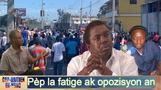 Ayiti kriz: Pèp la fatige ak Opozisyon  an se sak fè yo pran yon lòt echèk devan anbasad Ameriken