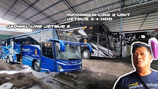 Info Ngeline jetbus 5 dan Penempatan Line 2 unit fresh jetbus 3 + Hdd | Po Haryanto..