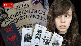 CONJURING DEMONS with a OUIJA BOARD that We RANDOMLY Choose with the OCCULT TAROT DECK LIVE