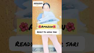 Gorgeous Saree Haul for Karwa Chauth & Diwali | Amazon Ready-to-Wear Sarees #diwalisaree