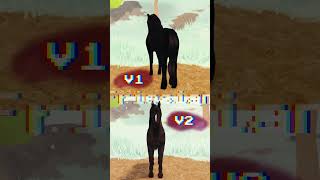 Appaloosa, Friesian, Clydesdale || V1 and V2 || #roblox  #viral #wildhorseislands #clydesdale