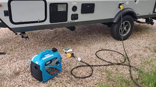 Pulsar 2000W Generator running 13.5k BTU AC