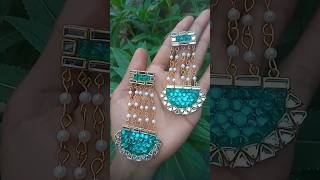 DIY beautiful earrings ## 🤩💖💗💞 ## handmade earrings #diy #handmade #shorts #youtubeshorts #viral