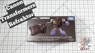 Transformers x Canon Camera Decepticon Refraktor R5 G1 Reflector | UNBOXING