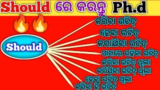 Modal verb should । Modal verbs should use in odia । When use Modal verbs should।