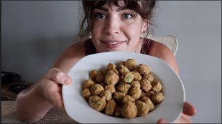 Homegrown Gluten-Free Fried Okra | Week 34 Vlog Part 1 | Texas Garden Zone 8b