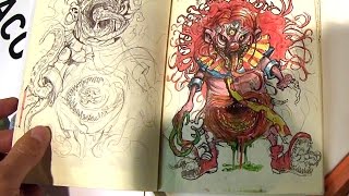 Sketchbook Tour - Characters & Monsters