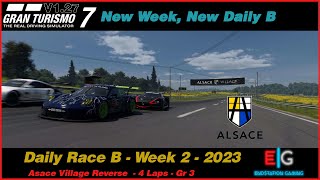 New Week, New Daily Fun!  - Daily Race B - Week 2 - 2023  - Alsace  - 4 Laps - Gr 3 - GT7