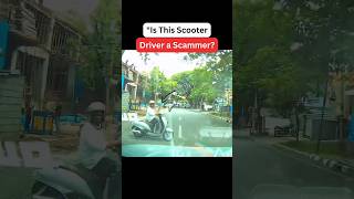 "Scammer Scooter Driver? Caught on Woodman 4K Dual View Dash Cam!"