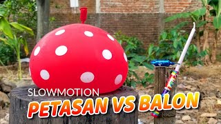 Eksperimen PETASAN MERCON VS BALON ISI AIR