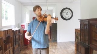 J.S. Bach - Gigue from Partita No. 3 for Solo Violin - A CatHatFiddle Live Performance