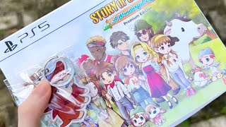 Unboxing Story of Season A Wonderful Life Premium Limited Edition Playstation5 Remake Harvest Moon