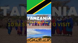 10 best places to visit in Tanzania #shorts #tanzania #travel  #vacations  #youtubeshorts  #africa