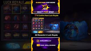 💯% Confirm New Gloo Wall Royale Event | Tonight Update Free Fire | Next Luck Royale FF | #shorts