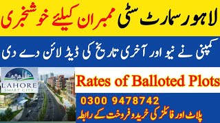 Lahore Smart City latest news | Pre launch Files update | Profit of Balloted Plot | Sale Purchase