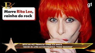 Rita Lee fez ‘profecia’ sobre sua morte  trecho de livro autobiográfico: “Posso imaginar”