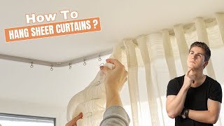 How To Hang Sheer Curtains? #curtains