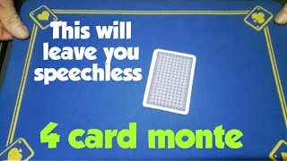 This card trick will leave you speechless/4 card monte